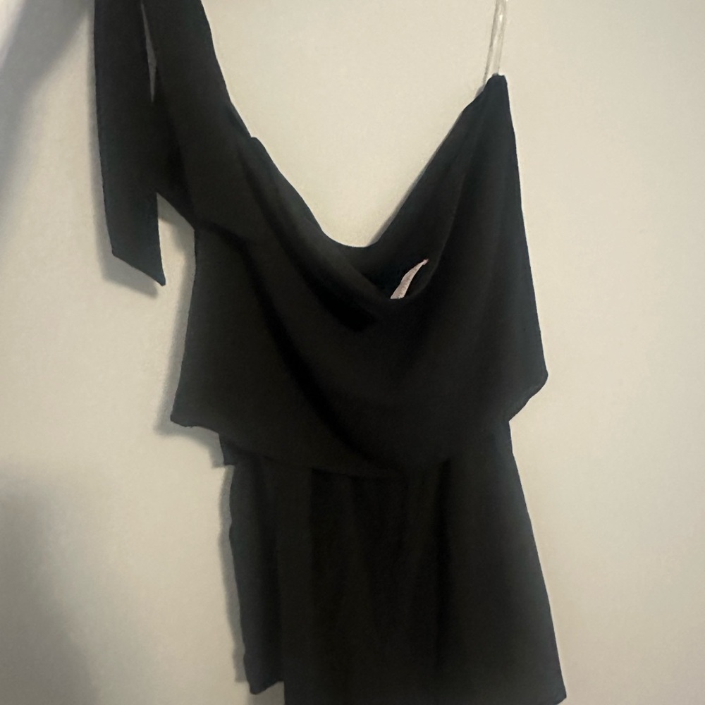 Pink Lily Classic Black romper  small